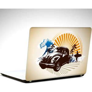 Kt Decoration Araba Güneş Sörf Laptop Sticker Boyut Laptop 13 Inch (34X24)