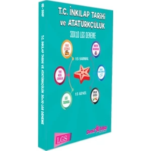 Deniz Yıldızı Yayınları LGS İnkılap Tarihi ve Atatürkçülük 15 x 20 Branş Denemesi