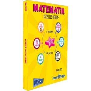 Deniz Yıldızı Yayınları LGS Matematik 15 x 20 Branş Denemesi