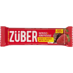 Çilekli Ve Kakaolu Doğal Meyve Tatlısı  40 gr