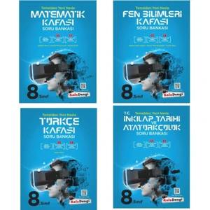 Kafa Dengi Yayınları 8.Sınıf 4 Branş Soru Bankası Seti