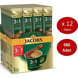 3ü1 Ara Gold Kahve Karışımı Yoğun Lezzet 480 (40 x 12 Paket)