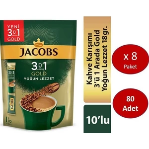 3ü1 Ara Gold Kahve Karışımı Yoğun Lezzet 80 (10 x 8 Paket)