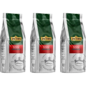 Banquet Medium Espresso Beans Çekirdek Kahve 1000 gr x 3 Paket