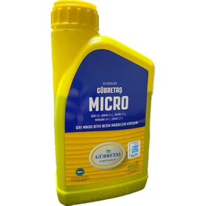 Micro Organik Sıvı Mikro Bitki Besin Maddeleri Karışımı Bor Bakır Demir Mangan Çinko Gübre 1 lt
