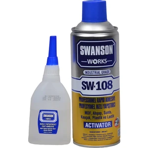 Swanson Works Mdf Kit Profesyonel Hızlı Yapıştırıcı Seti 250 ml