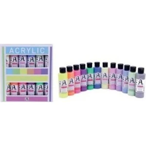 Monalisa Akrilik Mixartcolors 12 x 70 ml Set Chalk + Neon