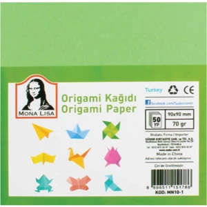 Origami Kağıdı 50 Yaprak 9 x 9 cm