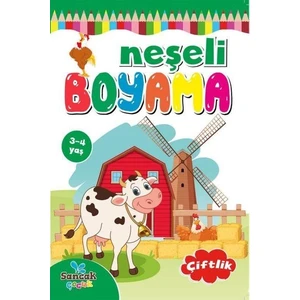 Neşeli Boyama Çiftlik 3 4 Yaş