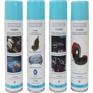 Motor Temizleyici Sprey - Silikon Sprey - Torpido Temizleyici - Balata Spreyi
