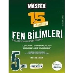 Okyanus Yayınları 5. Sınıf Fen Bilimleri Master 15 Deneme