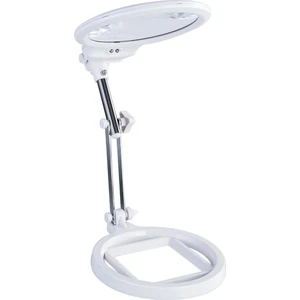 Masaüstü Ledli Aydınlatma 6x - 2x Büyütme Büyüteç 45 cm - Model No AL2490 Beyaz