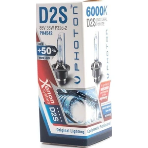 D2S 6000K +%50 Fazla Işık Xenon Ampul