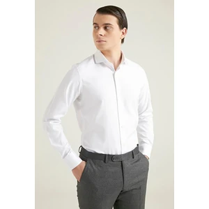 Kocmen Slim Fit Erkek Gömlek K-0213 - Beyaz