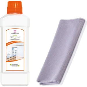 Yağ & Kir Temizleyici 1000 ml + Mikrofiber Cam Bezi (40X40 Cm)