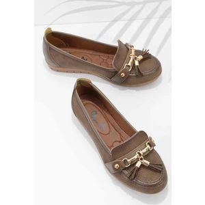 Vizon Kadın Loafer Ayakkabı