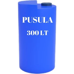 Polietilen 300 lt Dik Mavi Su Deposu