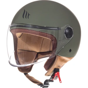 Yarım Kask mt Kask Jet Street Mat Yeşil
