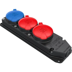 Kauçuk Priz Ip44 Grup 2*3/25 1*1/16A