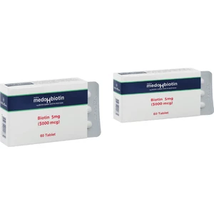Medohbiotin 5 Mg 60 Tablet 2'li Paket