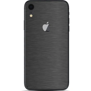 Ipg Apple İphone Xr Dekoratif Arka Koruma Sticker Alüminyum Koyu Gri