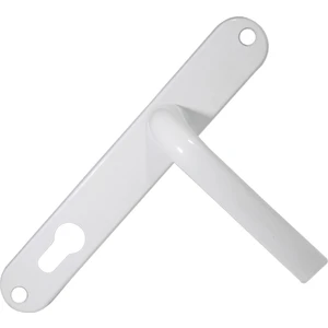 Elden Hırdavat Pvc Yale Oda Kapı Kolu Beyaz Oval