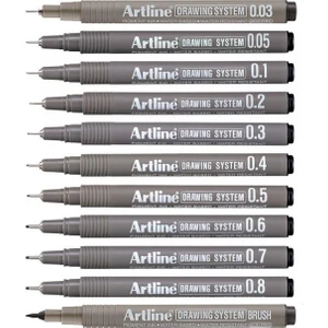 Drawing System Teknik Çizim Kalemi 11'li Tam Set