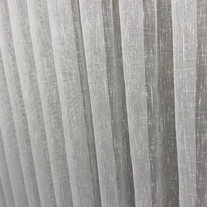 Volper Mekanik VP501 Naturel Keten Tül Perde 1/2,5 Pile Ekru 340 x 260