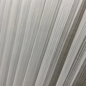 Volper Mekanik VP506 1. Kalite Zincir Çizgili Tül Perde 1/2,5 Pile Ekru 100 x 260