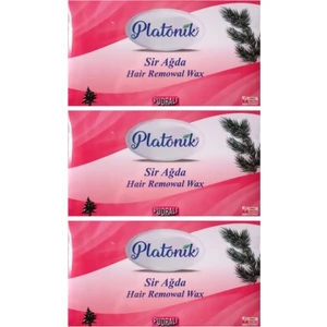 Pudralı Kalıp Ağda 400 gr Pembe 3'lü