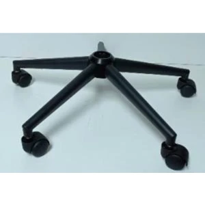 Full Reyon Metal Siyah Konik Lüx Yıldız Ayak + 5 Tekerlek
