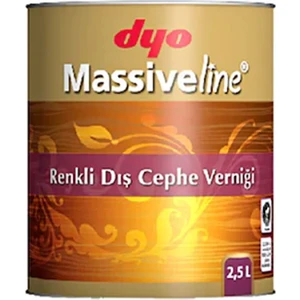 Massiveline Renkli Dış Cephe Verniği Natural 2,5 Lt