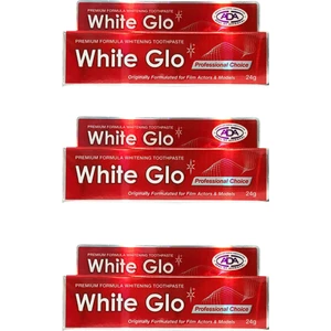 White Glo Beyazlatıcı Diş Macunu Ekstra Formül 24 g Avantajlı Paket X 3 Adet