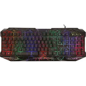 C-64 Rgb Mekanik Hisli Q Klavye Klavye Siyah