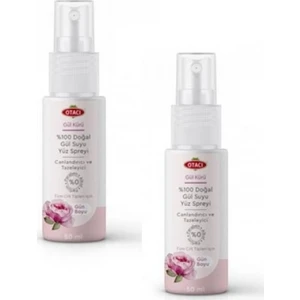 Doğal Gül Suyu Yüz Spreyi 50 ml x 2 Adet