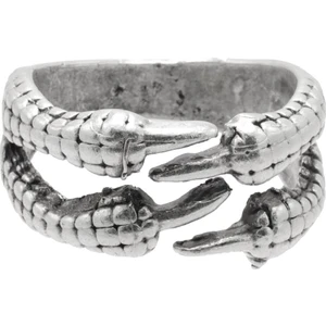 Erkek Antik Gümüş Kaplama Ayarlanabilir 2'li Kartal Pençesi Yüzük