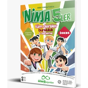 Sonsuz Enerji Yayınları Ninja 5'ler İOKBS 5. Sınıf Tüm Dersler 6 Deneme