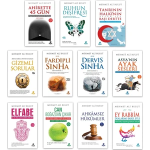 Ahirette 45 Gün - Ruhun Deşifresi - Gizemli Sorular - Fardipli Sinha - Derviş Sinha - Elfabe - 11 Kitap - Mehmet Ali Bulut