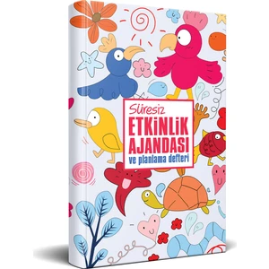 Halk Kitabevi Neşeli Hayvanlar Süresiz Etkinlik Ajandası ve Planlama Defteri 13,5 x 21 cm