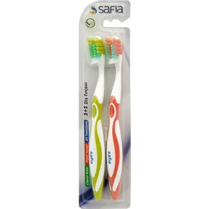 Yumuşak Diş Fırçası Yetişkinler Için 1+1  - Yeşil-Kırmızı Renk