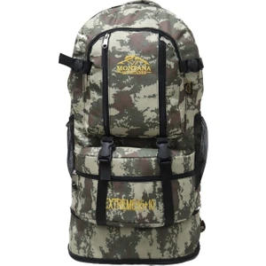 Kamuflaj Desenli Körüklü Dağcı Sırt Su Geçirmez Sırt Çantası
