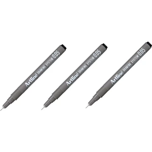 Drawing System Teknik Çizim Kalemi Siyah 0.05 mm