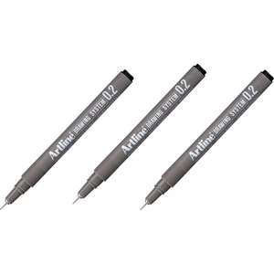 Drawing System Teknik Çizim Kalemi Siyah 0.2 mm