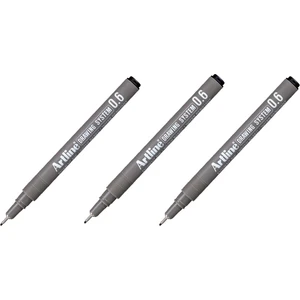 Drawing System Teknik Çizim Kalemi Siyah 0.6 mm