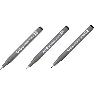 Drawing System Teknik Çizim Kalemi Siyah 0.8 mm