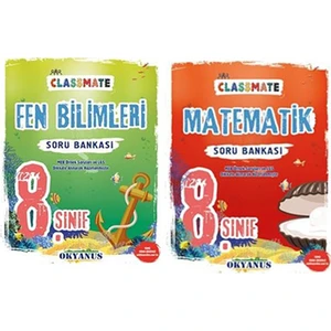 Okyanus Yayınları 8. Sınıf LGS Classmate Matematik - Fen Bilimleri Soru Bankası Seti