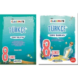 Okyanus Yayınları 8. Sınıf LGS Classmate Türkçe Konu Anlatımlı ve Soru Bankası Seti