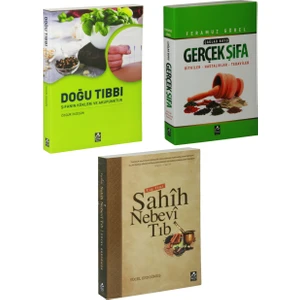 Doğu Tıbbı ve Sahih Nebevi Tıp Gerçek Şifa Seti 3 Kitap