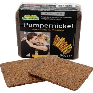 Pumpernickel Siyah Çavdarlı Alman Ekmeği 500 gr