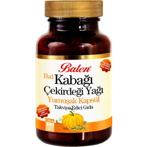 Bal Kabağı Çekirdeği Yağı 100 Kapsül x 1380 Mg Kabak